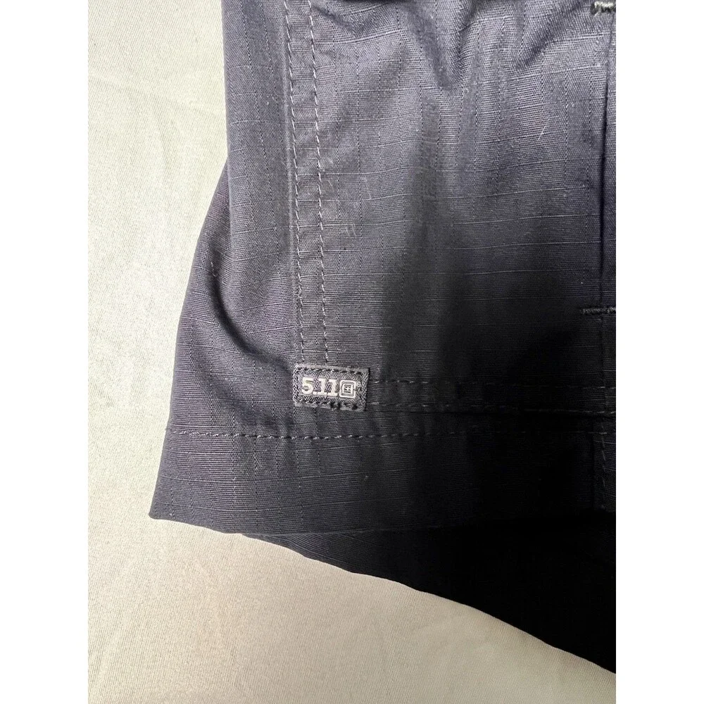 Mens 5.11 Tactical Taclite Utility Shorts Cargo Pockets Sz 40 Navy Blue